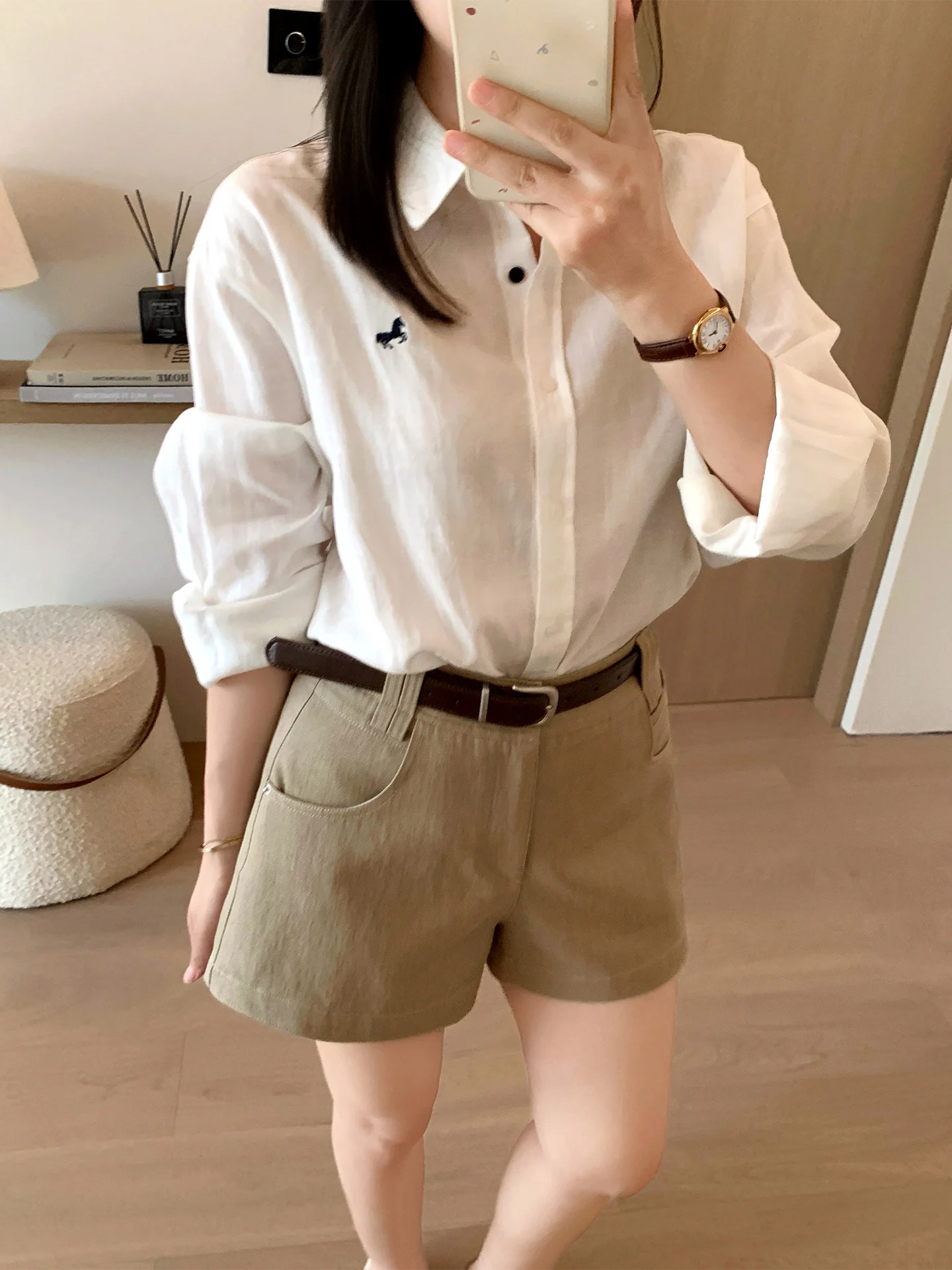 Свободная женская льняная руба – обзор и цена Linen Shirt Breathable
