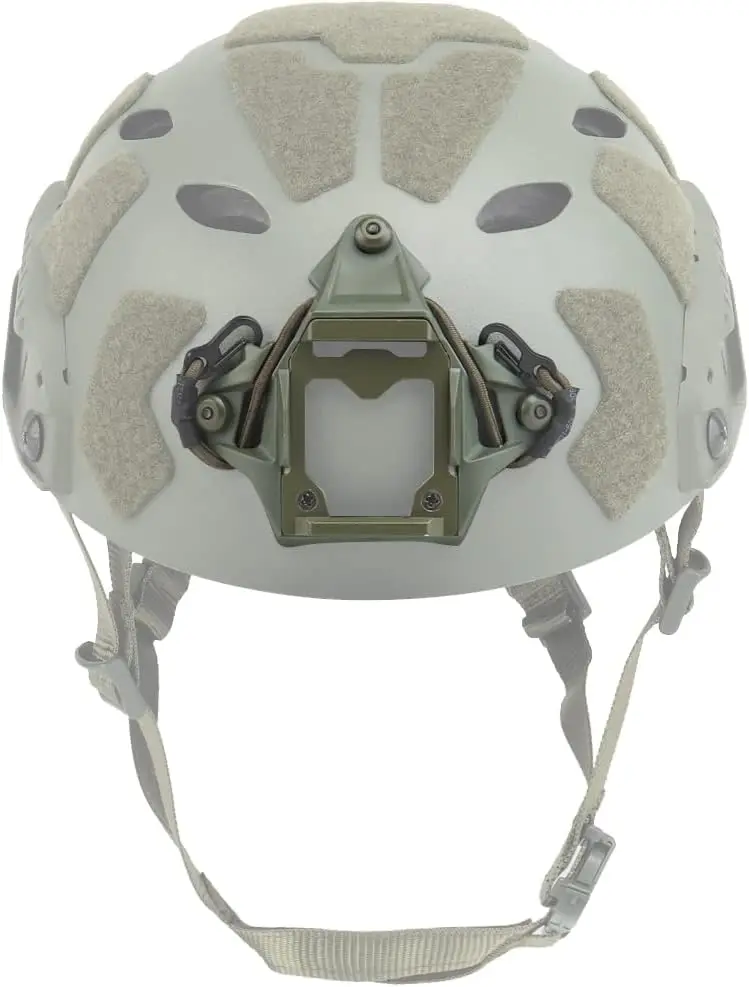 Tactical Helmet NVG Mount Adapter Night Vision Goggles Bracket Base with Hook Rope Aluminum Alloy Mount Shroud for FAST Helmet