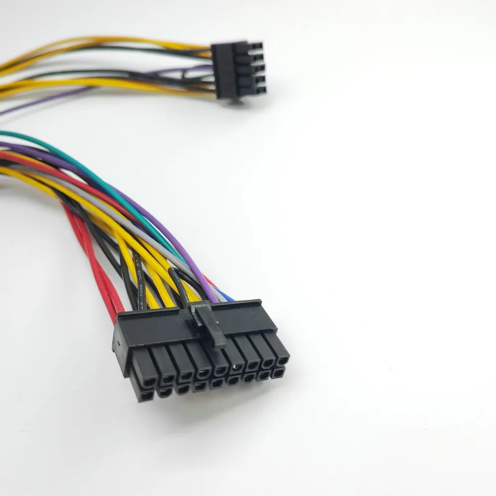 Motherboard ATX 24Pin to IDE 4Pin Molex 18Pin + 10Pin Adapter Power Cable for HP Z800 Workstation Mainboard 30cm
