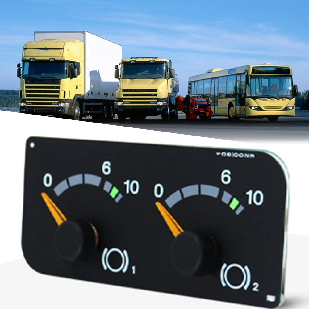 ل SCANIA مقياس ضغط الهواء المزدوج استبدال السيارات مادة الحديد الأسود رقم OEM 1109999 رقم OEM 1423209
