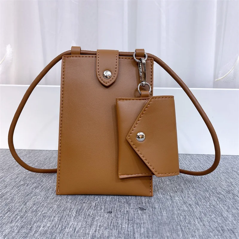 New Arrival 2 Pcs/Set Women Shoulder Bag Portable Softness Small Crossbody Bags For Woman Messenger Bags Mini Clutch Bag