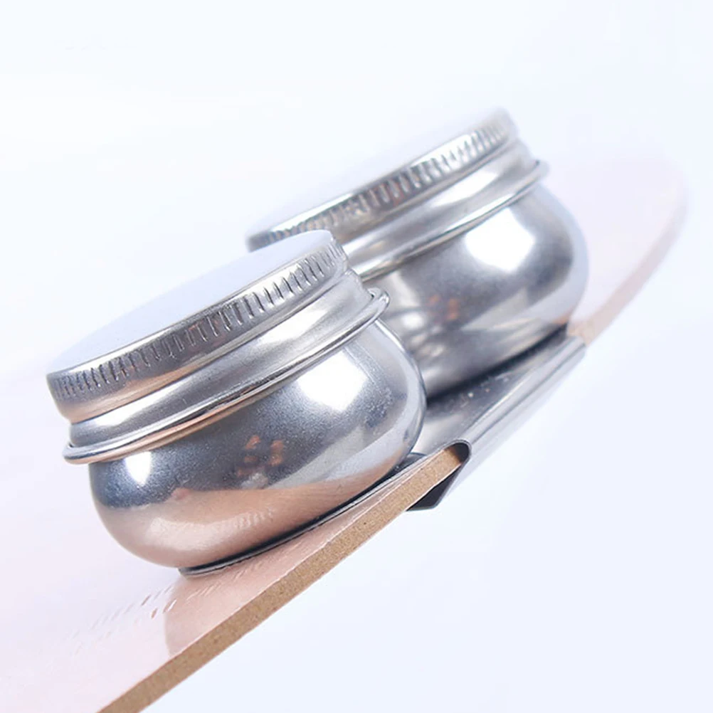 

Stainless Steel Oil Palette Cup Large Mouth Thickened Sealing Lid Leakproof Anti-Oxidation Portable Brush