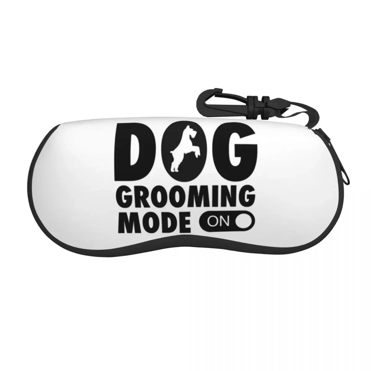 Custom Dog Grooming Mode On Funny Cute Pet Dog Groomer Glasses Case Fashion Shell Eyeglasses Case Sunglasses Box