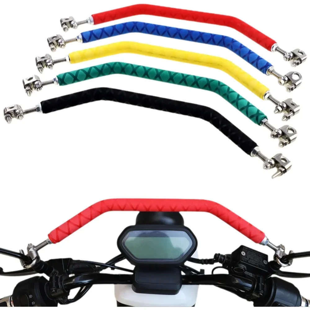 

Motorcycle Phone Holder Stabilizer Bar Handlebar Riser Electric Motorbike Mobile Bracket Extension Pole Mirror Handrail for PCX