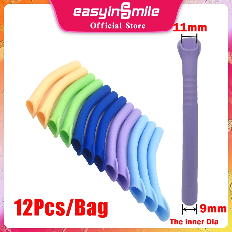 

10Pcs Easyinsmile Dental Autoclavable Strong Suction Tips, Evacuation Tips Aspirator Saliva Tube Suction Tips Dental Material