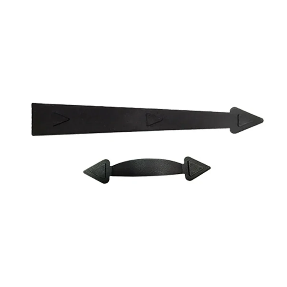 1set Magnetic Garage Door Hardware Garden Shed Barn Faux 4 Hinge & 2 Handle Kit Carriage Couch House Curb Appeal Home Decorative