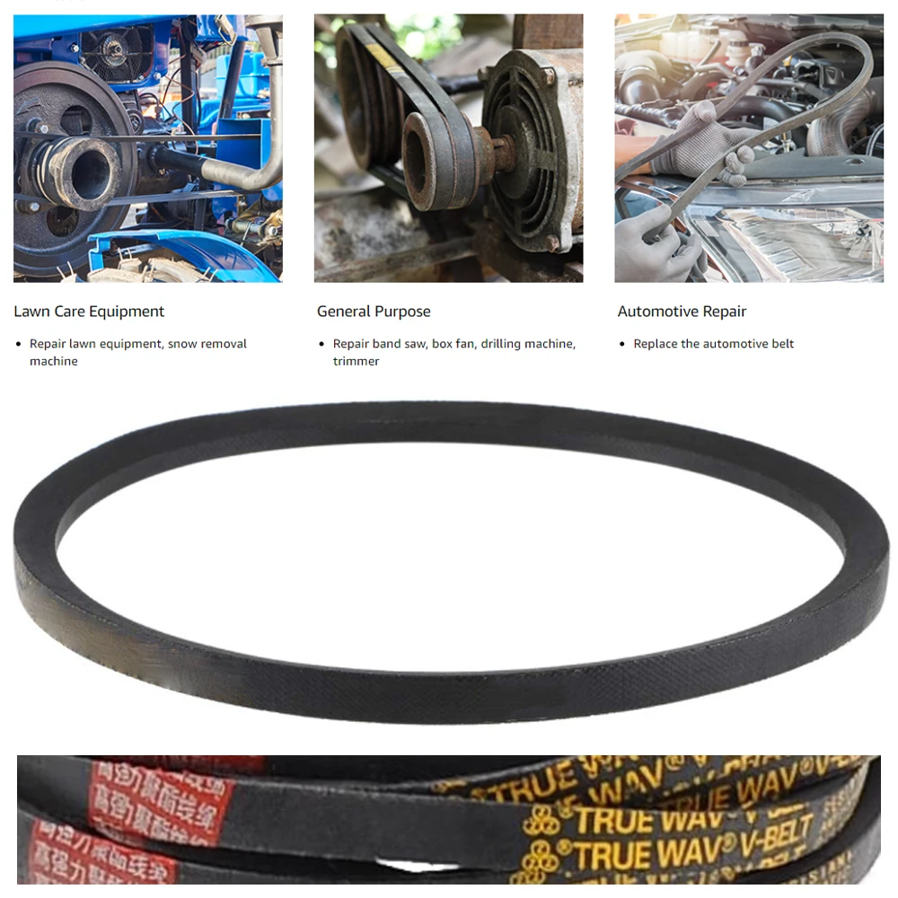 1 قطعة نوع مثلث حزام الخامس حزام الميكانيكية الصناعية حزام ناقل الحركة الملعب طول 18/19/20/21/22/23/24/25/26/27/28 ~ 100 بوصة