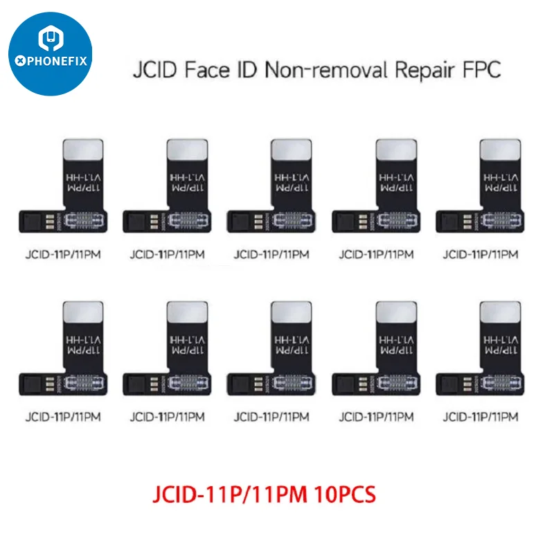 JCID Face ID Repair Without Soldering FPC Flex Cable for iPhone X/XS/XS MAX/XR/11/11 Pro/11 Pro Max/12/12 Pro/12 mini/12 Pro Max