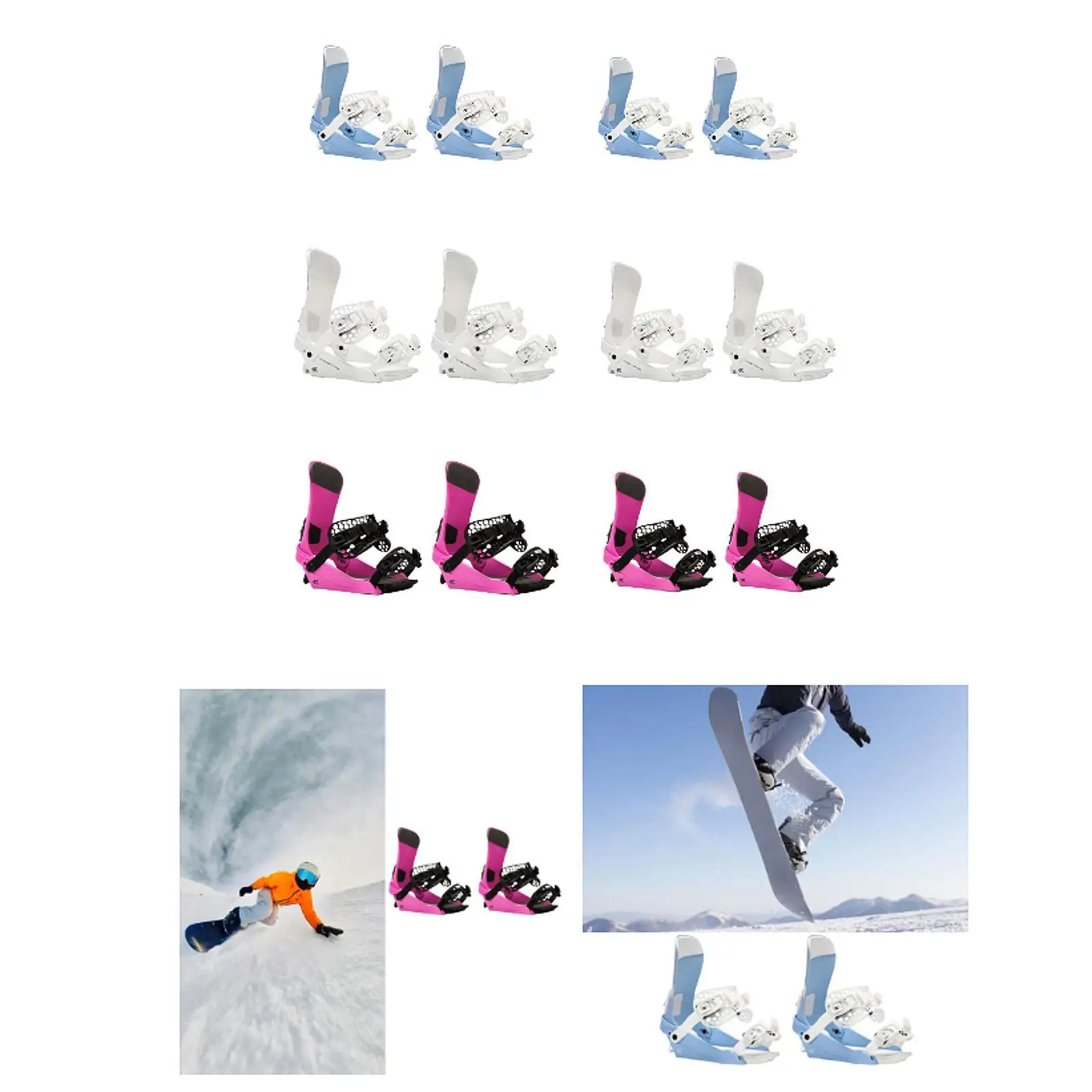 Raccoglitori per snowboard Forniture di ricambio per adulti Pratici ingranaggi per snowboard