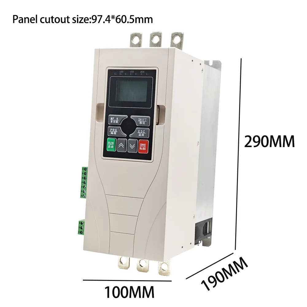 Three-phase 380AVC SCR Power Controller 16KW-50KW with RS485 Temperature Regulation Voltage Regulation Dimming 4-20MA Control