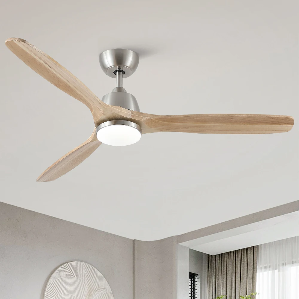 

52 In.Intergrated LED Ceiling Fan Lighting with Remote Control, Integrated 24-Watt LED module with color changing technology