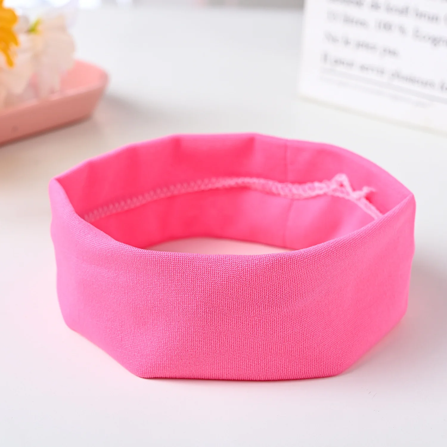 2024 Women Men Solid Running Fitness Yoga Hair Bands Gym Workout Stretch Headbands Summer Sweatband Spa Makeup Hair Accessories