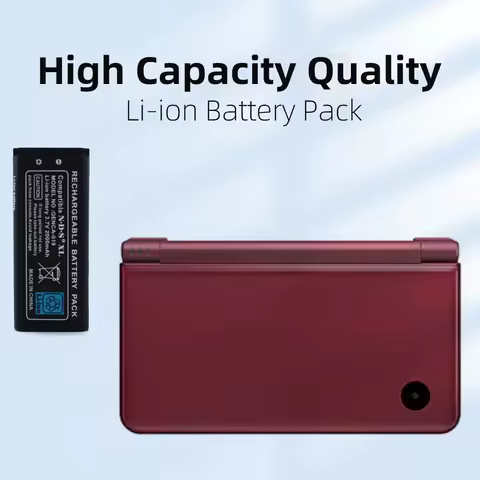 PHOMAX NdsI Xl Game Console Battery UTL-003 3.7V Replacement Battery for Nintendo Ndsixl Li-on Rechargeable Built-in Battery