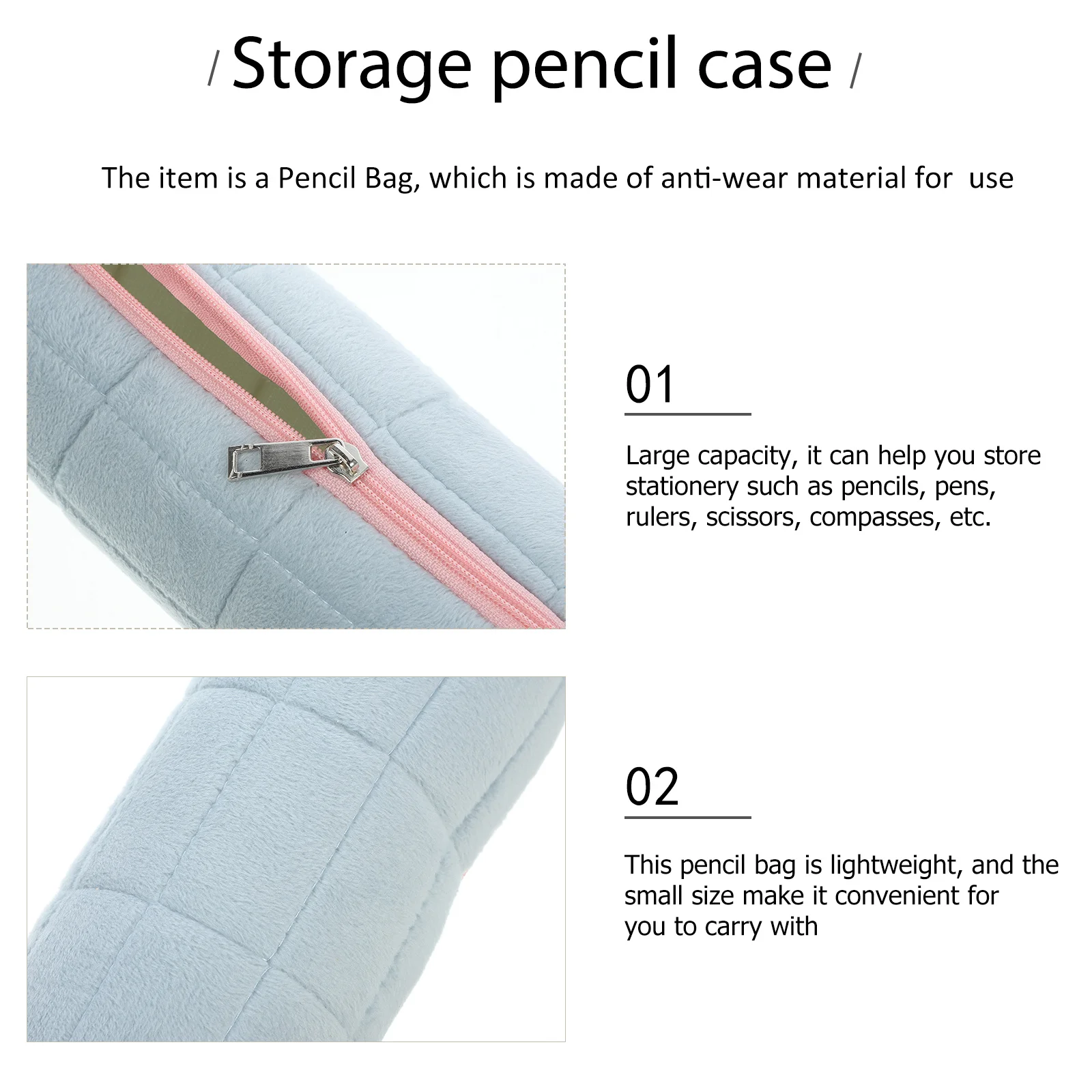 

3 Pcs Accessories Pencil Case Bag Student Pencils School Organizer Stationary