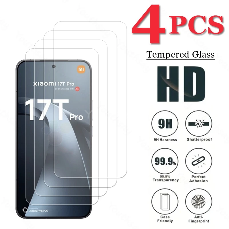

For Xiaomi 17T Pro Glass Oleophobic Anti-Scratch Protector Film Xiaomi 17T Pro Tempered Glass Shatter Proof Xiaomi 17T Pro Glass