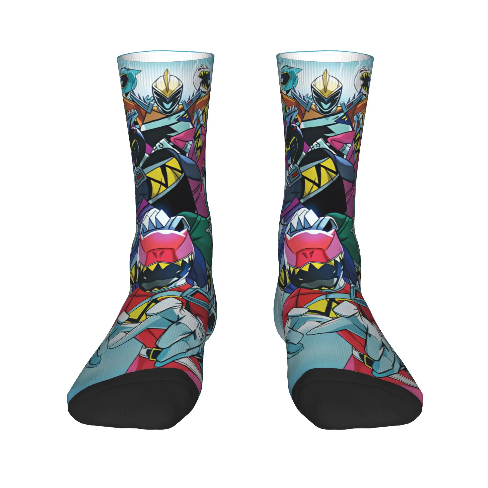 Super Sentai Socks  Custom Stockings Non Skid Women Men Socks Warm Soft Spring Funny Skateboard Socks