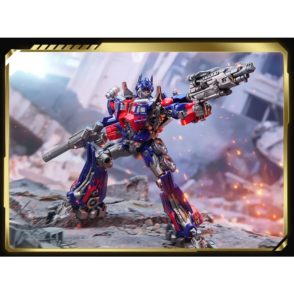 New Blokees Genuine Transformers Jetwing Optimus Prime Action Figures Cartoon Puzzle Model Collection Movable Toys Kids Gifts