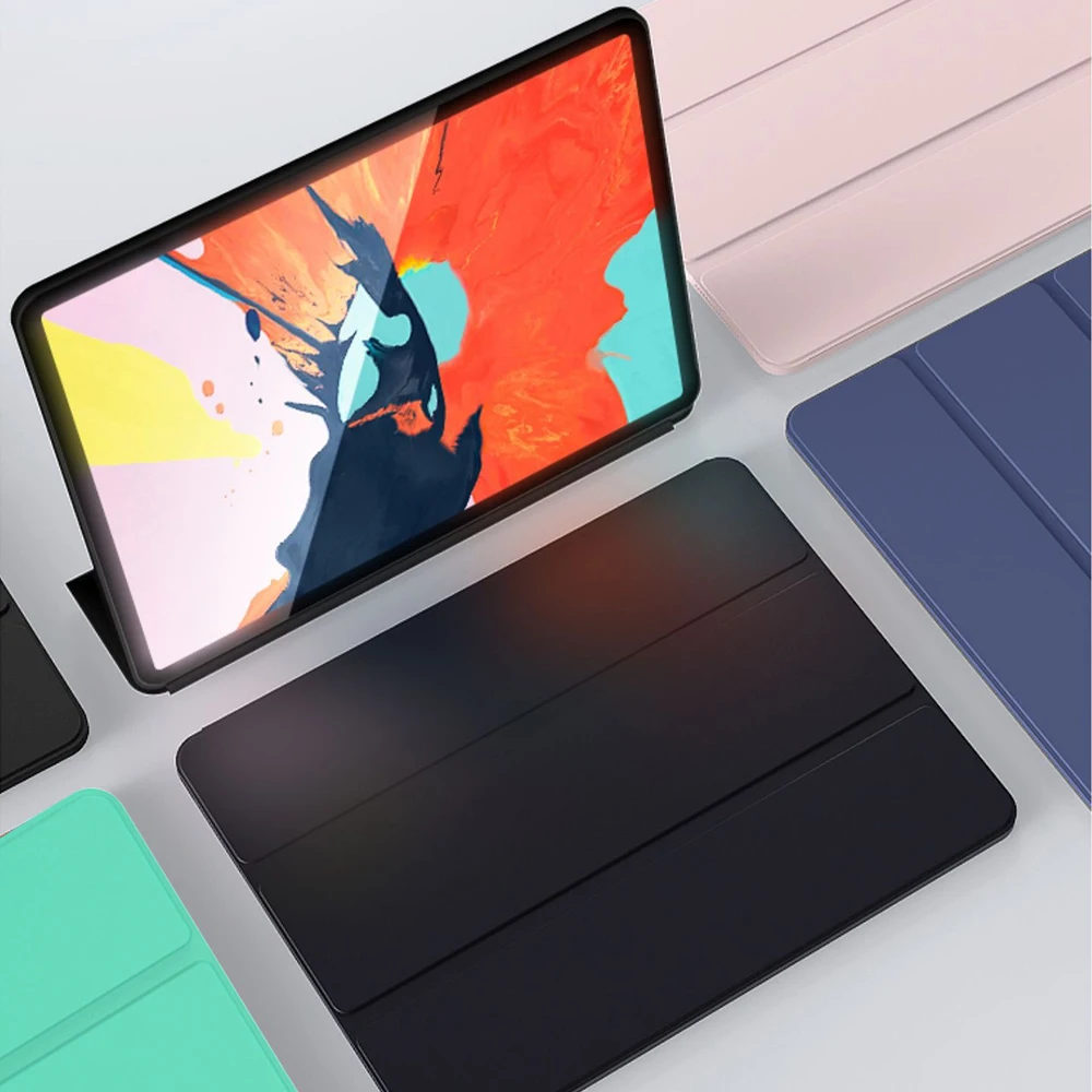 For iPad 10th 9th 8th 7th 6th 5th Generation Case Air 5 4 Pro 11 2021 2020 2018 Mini 6 Smart Tri-fold Cover 9.7 10.2 10.9 Inch image 3