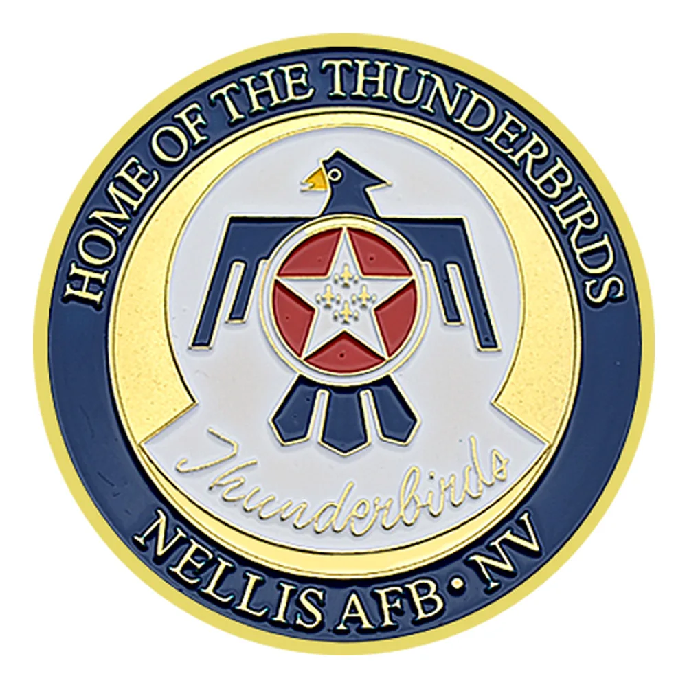 U.S. Air Force Challenge Coin Souvenir Thunderbird Aviation Flight Memorabilia Collectibles Coin Home Decor