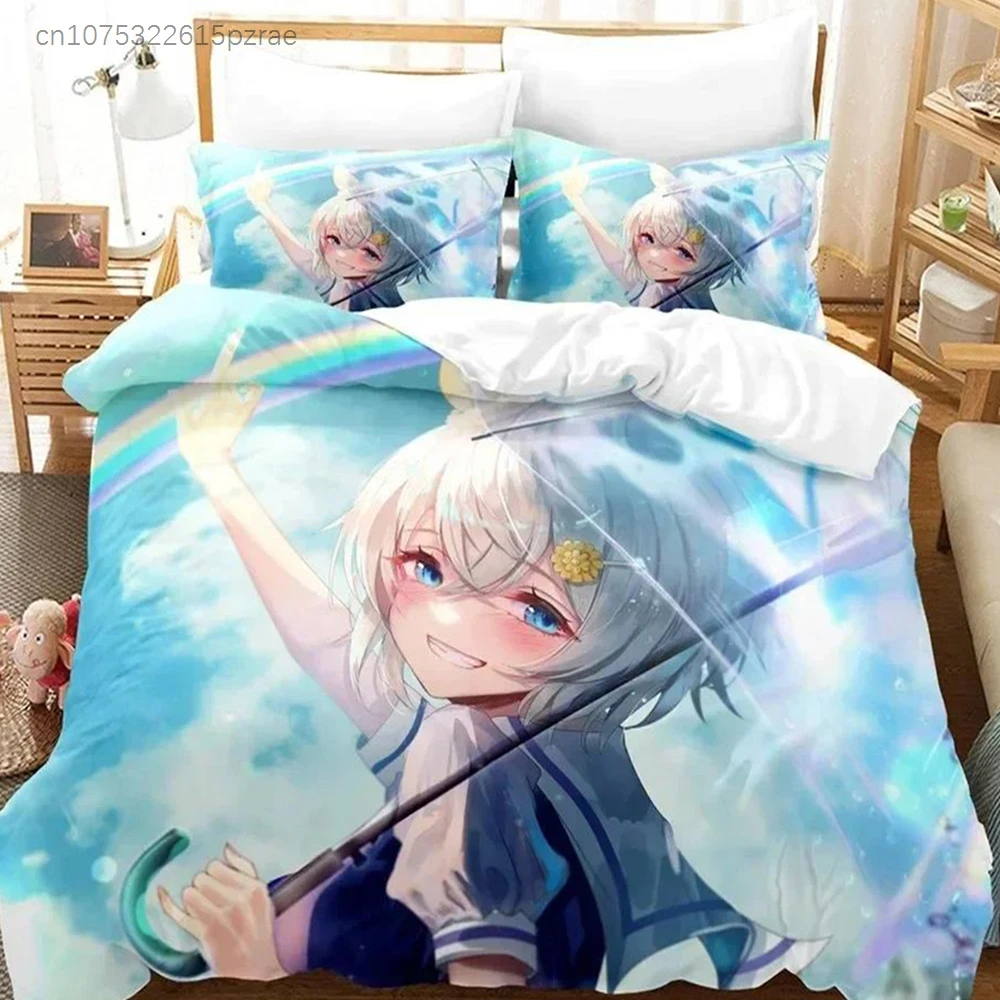 3D Print Anime Kawaii Grils Pretty Derby Bedding Sets Duvet Cover Set With Pillowcase Twin Full Queen King Bedclothes Bed Linen 4