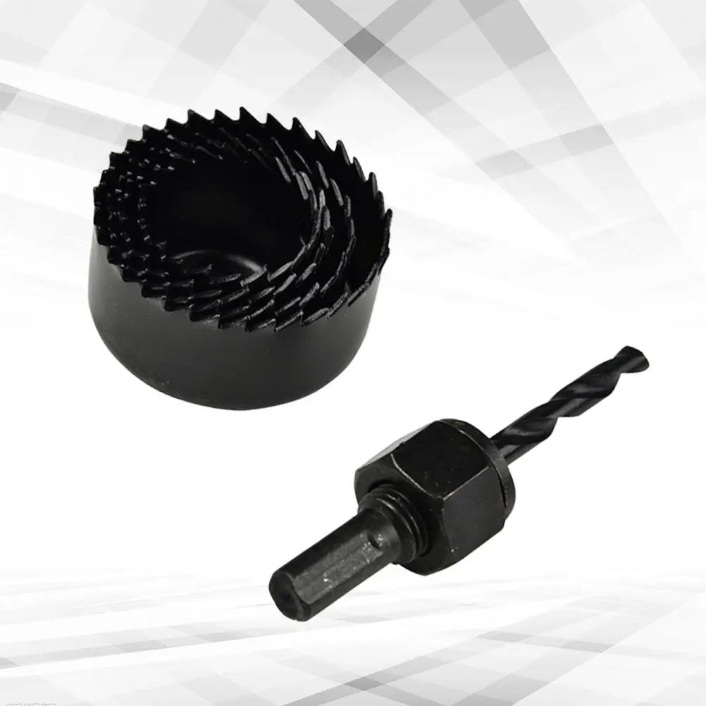 

5 шт., набор кольцевых пил для деревообработки, высокоточная углеродистая сталь, сильная ударопрочность, гладкая резка для дерева, пластиковой фанеры