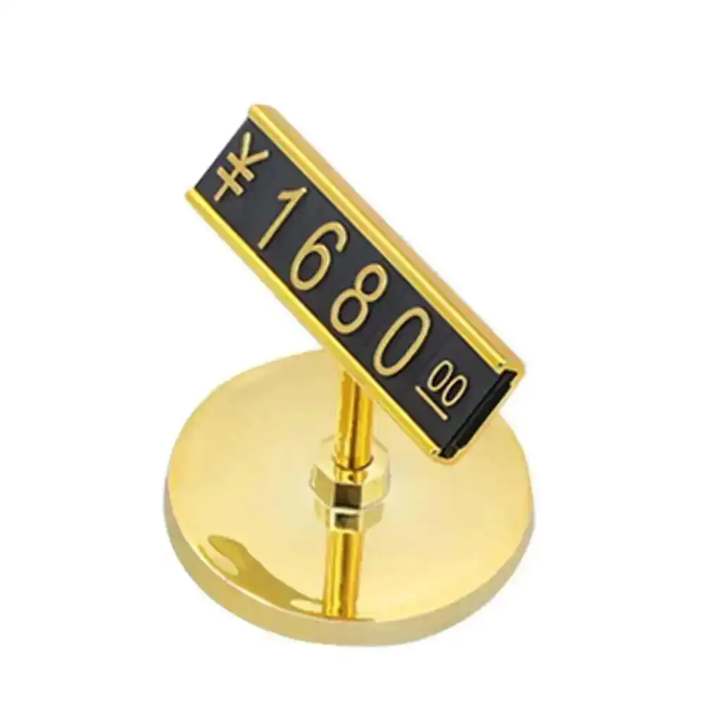 

10pcs Jewelry Display Price Tags Holder Digital Price Labels Numbers Display Cube Tags Stand