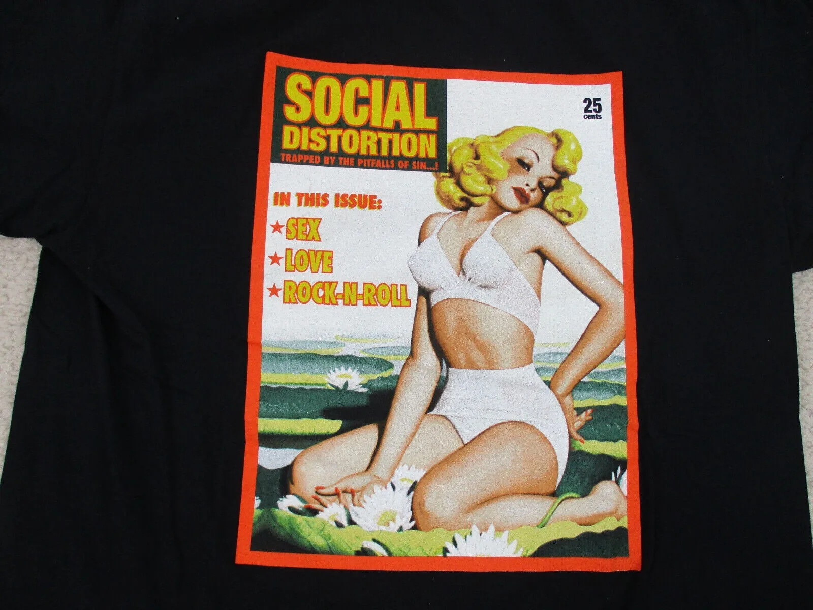 Vintage In this Issue Social Distortion Shirt Black Unisex Size S-5XL