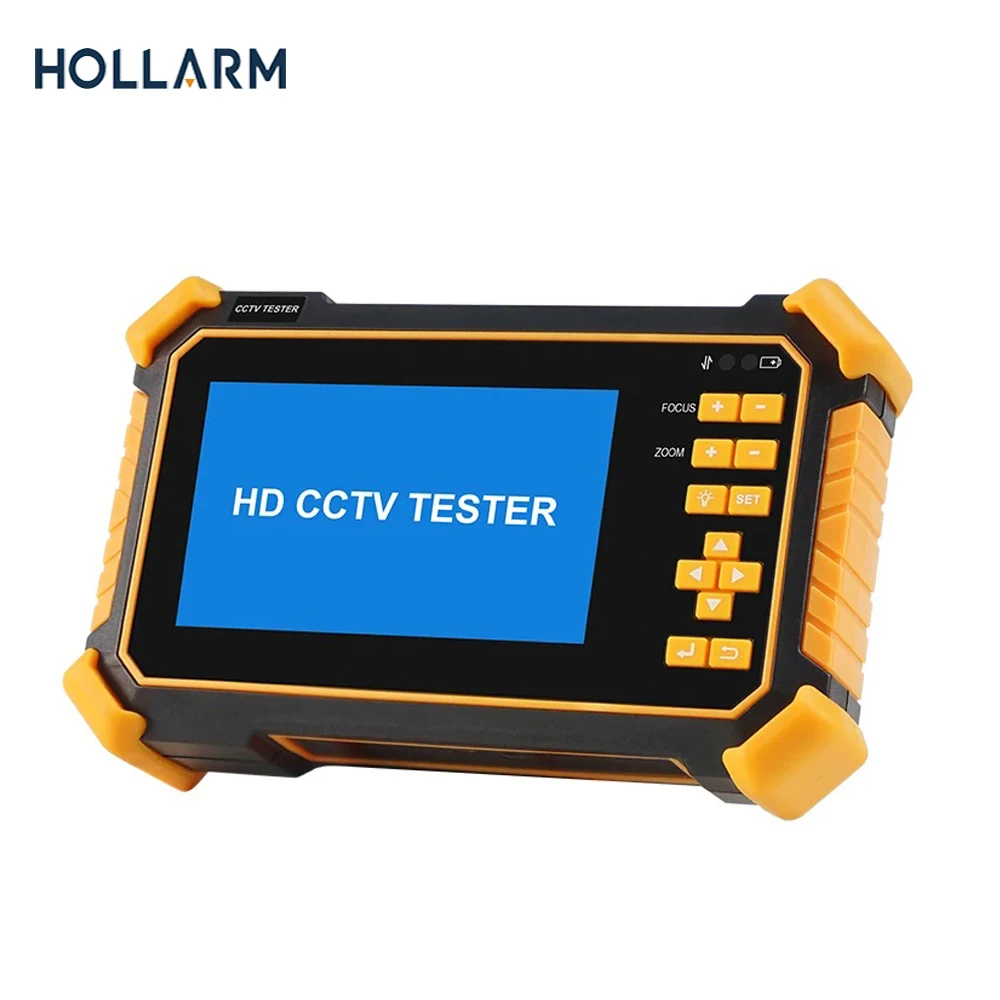 Hollarm HD2900 CCTV Tester 4.3in 8MP AHD/CVI/TVI CVBS Analog Cameras Testing DC12V Portable CCTV Monitor with HDMI VGA In/output