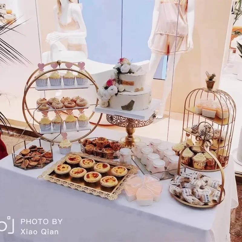 Dessert Table Display Rack Afternoon Tea Engagement Cake Tray Decoration Ornament First Birthday Wedding Arrangement Wedding