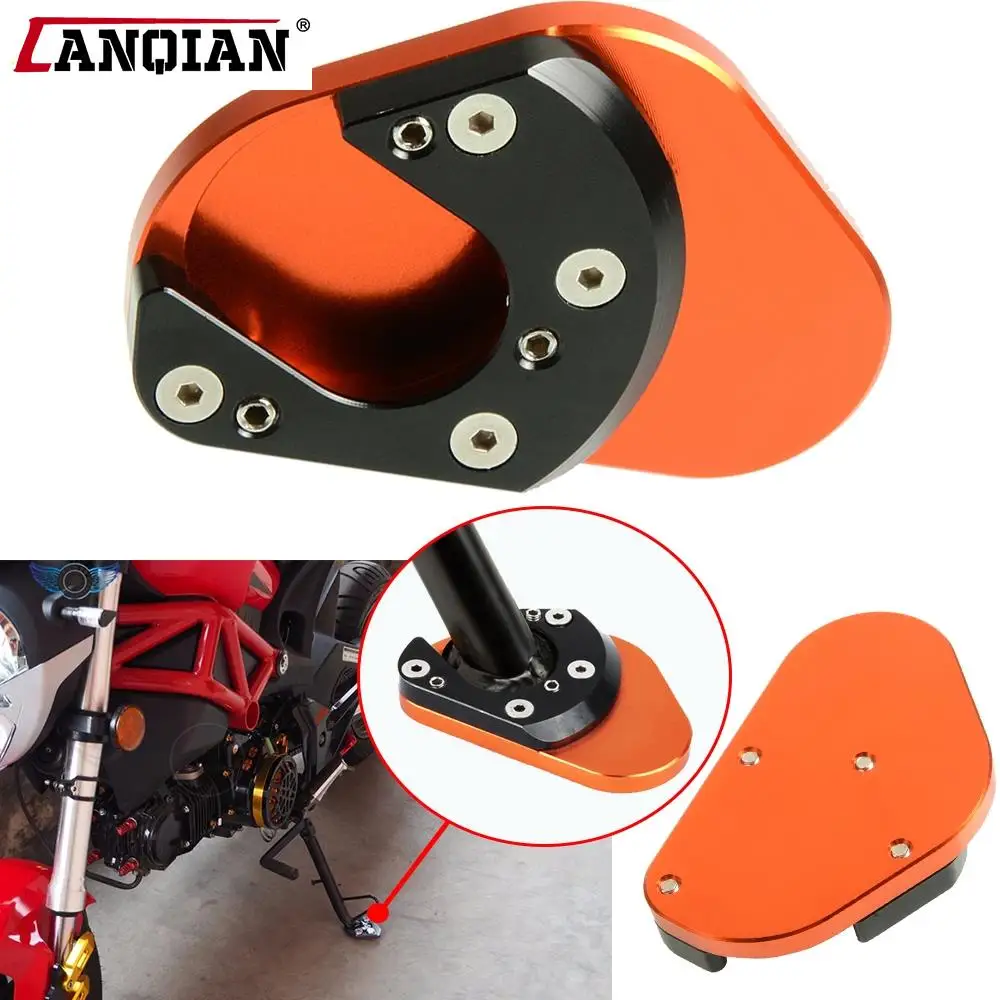 

Motorcycle Parts Kickstand Foot Side Stand Extension Pad Support Plates FOR 1190 Adventure 2013 Husqvarna 701 Supermotor Enduro