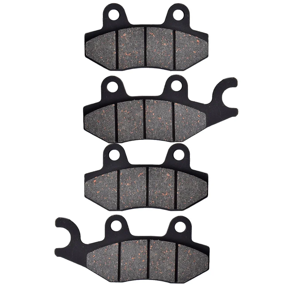 For KAWASAKI KAF 820 / 1000 Mule Pro (All Models) KAF820 KAF1000 Mule Pro Motorcycle Front Rear Brake Pads Brake Disks