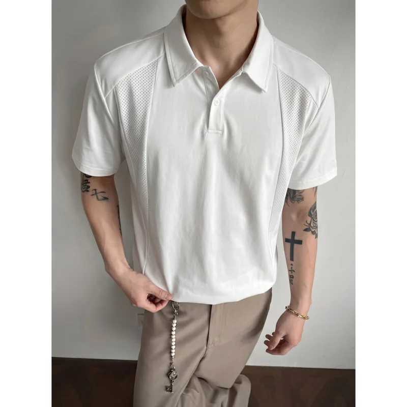 

Summer Short Sleeved T-shirt Men Fashion Black Casual T-shirt Men Streetwear Korean Loose White T Shirt Mens Top Large Size 5XL