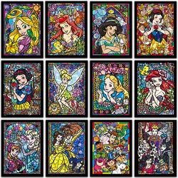 5D DIY Diamond Painting kit Disney Princess Frozen Mermaid Home Decor Full Square&Round Diamond mosaic embroidery Cross stitch