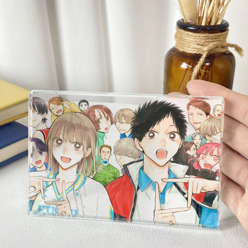 Blue Box Crystal Standee, My Youthful Look, in This Box, Anime Merchandise, 2D Culture.