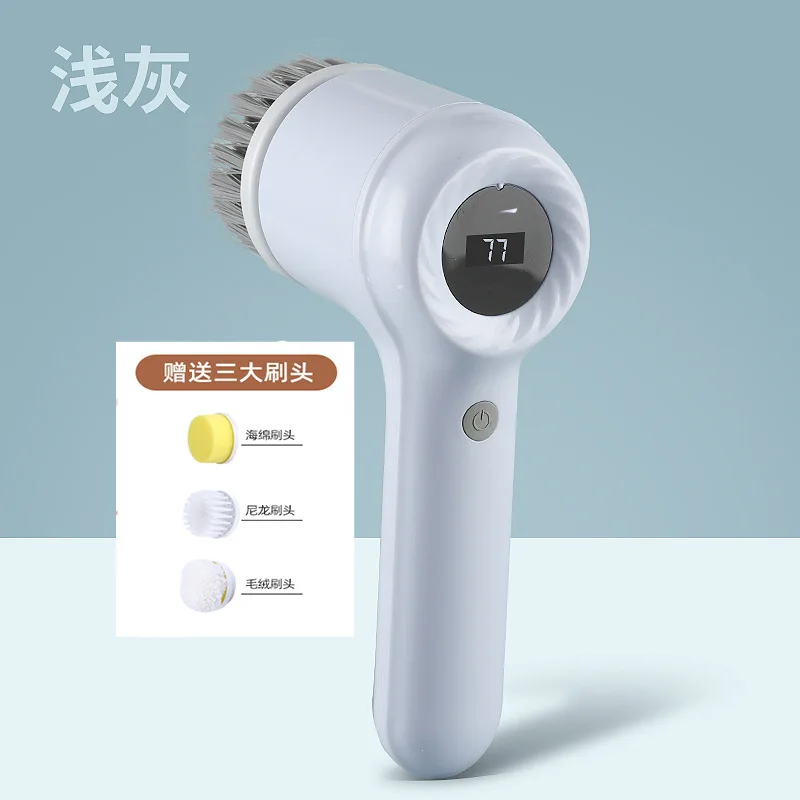 Spazzola per pulizia elettrica Cucina multifunzionale Lavastoviglie Per uso domestico Spazzola automatica wireless pigra Pentola per pulizia portatile