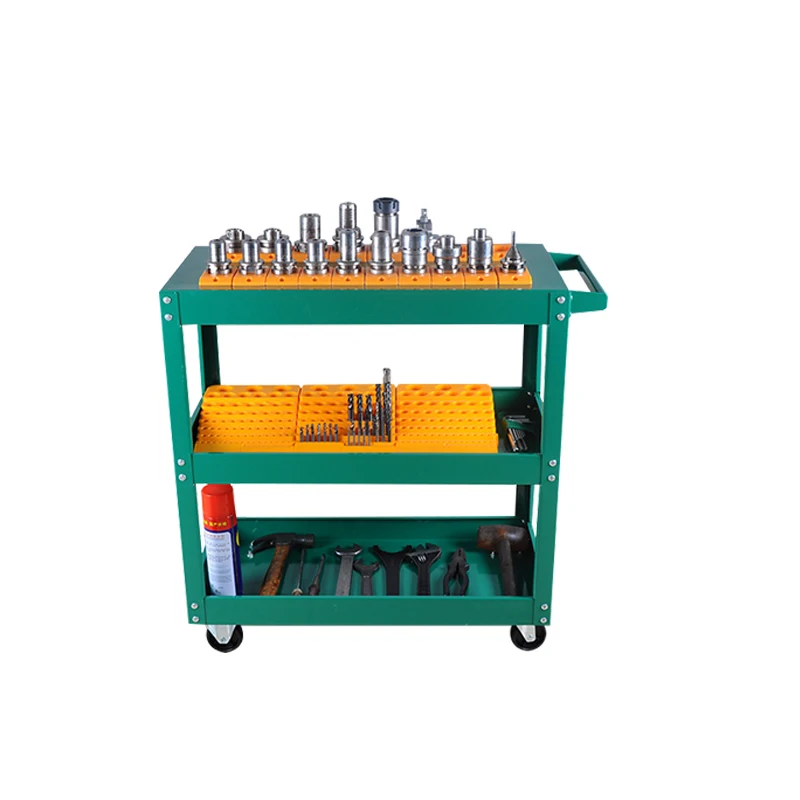 JIMMY CNC Tool Rest Mobile CNC Tool Storage Cart CNC Tool Holder Cart Trolley Mill Tool Mass Storage Carriage Cabinet