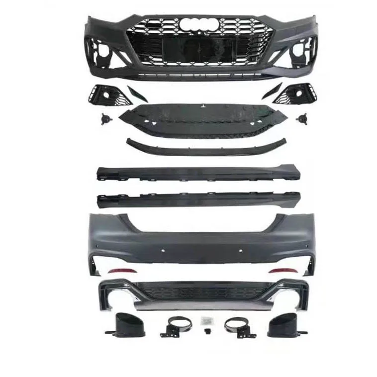 

Factory Bodykit for Audi A5 2017-2021 Upgrade to RS5 Front Bumper Side Skirt Rear Bumper