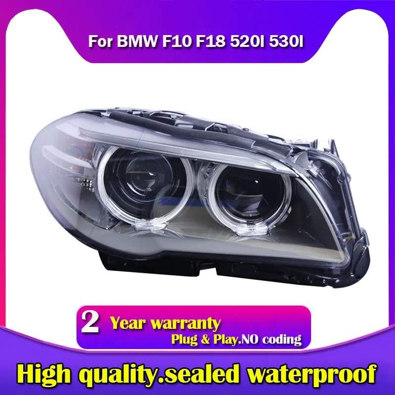 Car LED Headlights  2010-2016 for BMW F10 LED Headlight Projector Lens F18 520i 525i 530i F11 Front DRL Signal Automotive