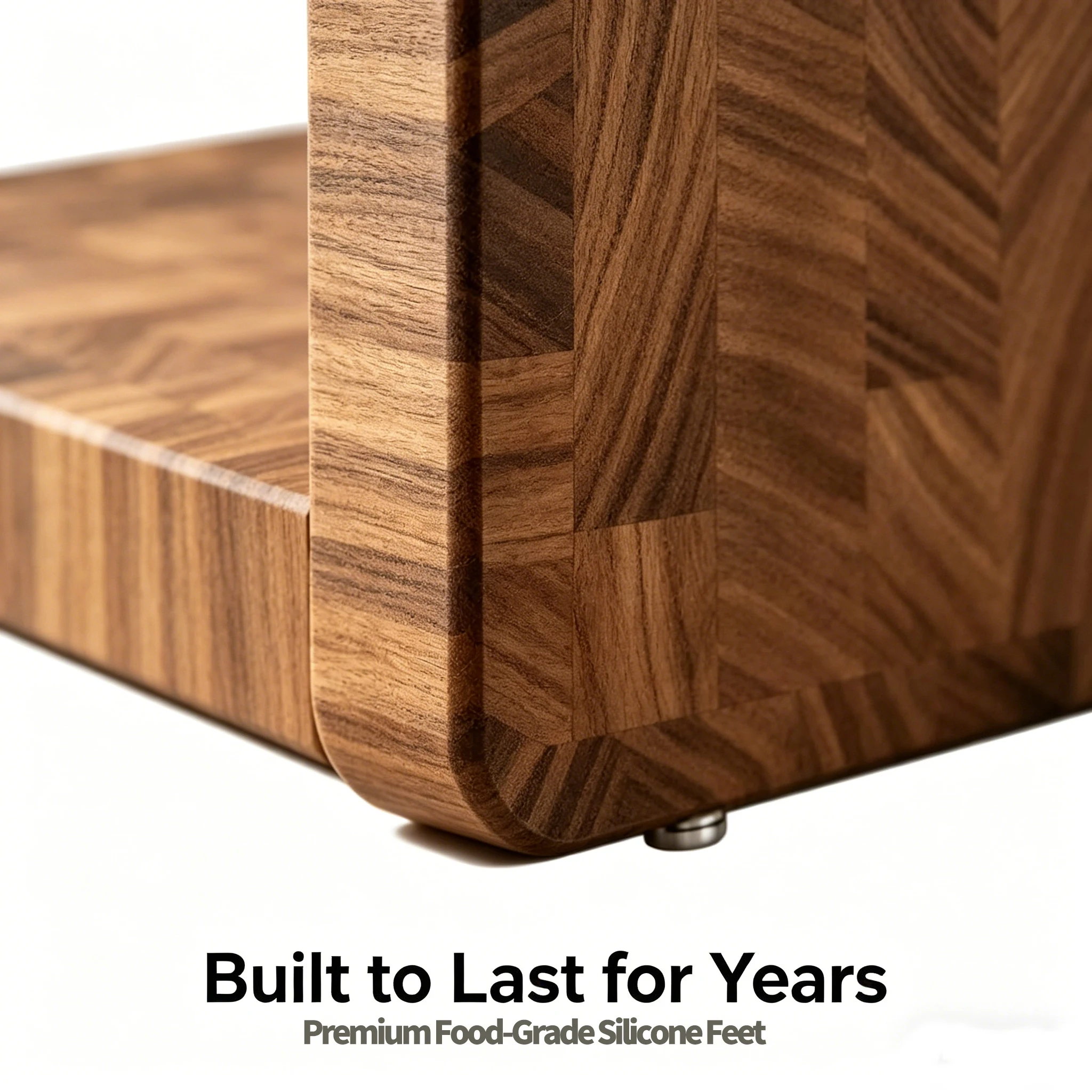 Premium Black Walnut Cutting Board Extra Large Wood Butcher Block Heavy Duty Kitchen Chopping Block with Handle Wedding Gift