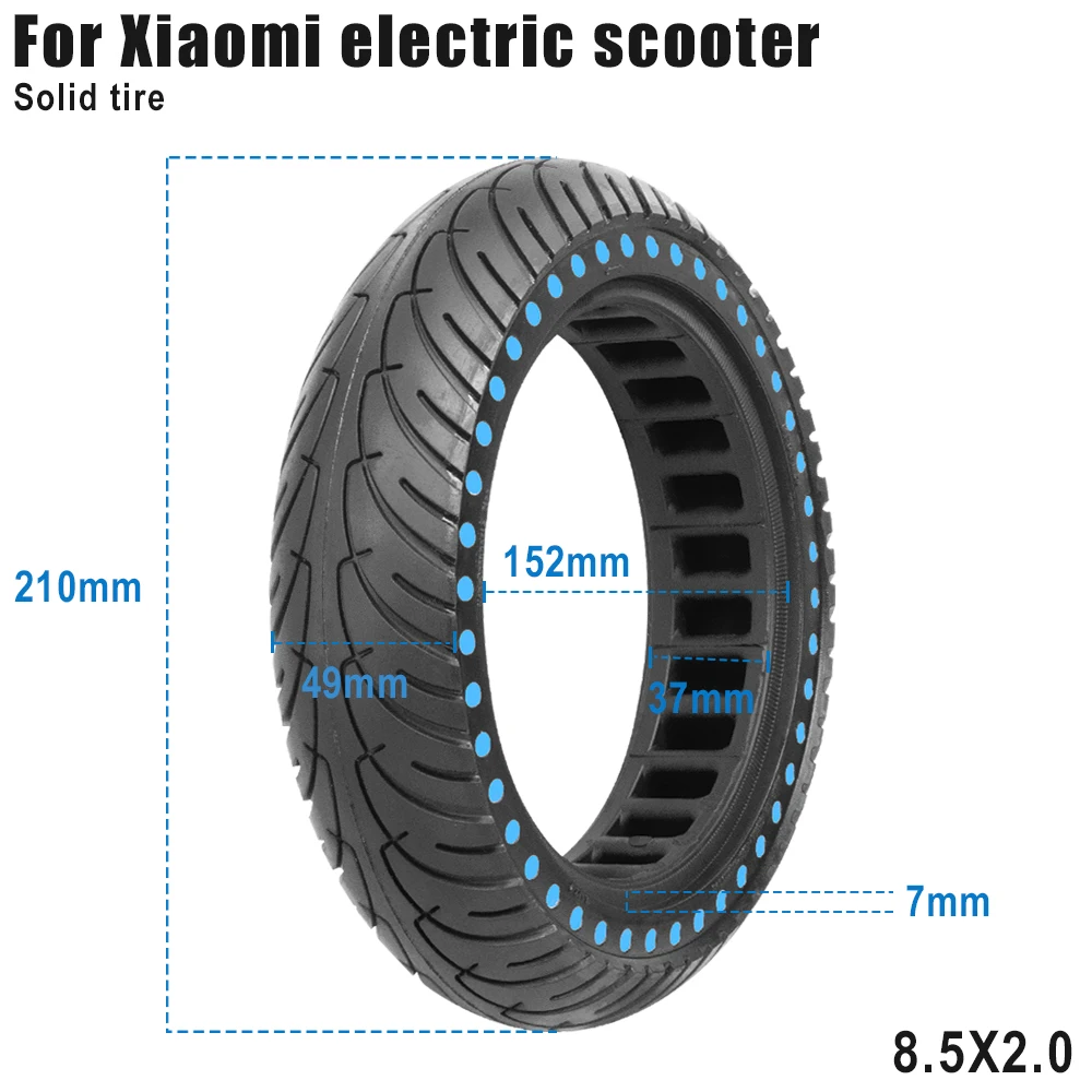 Für Xiaomi M365 Pro 1S Pro 2 Vollreifen – 8,5 Zoll langlebige Offroad-Radreifen Innen- und Außenreifen Reparatur Ersatzteile – Detail 22