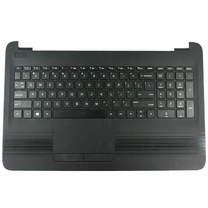 DDW  For HP 15-AC 15-BA 15-BN 15-AY Upper Case Keyboard Touchpad 855027-001 Black