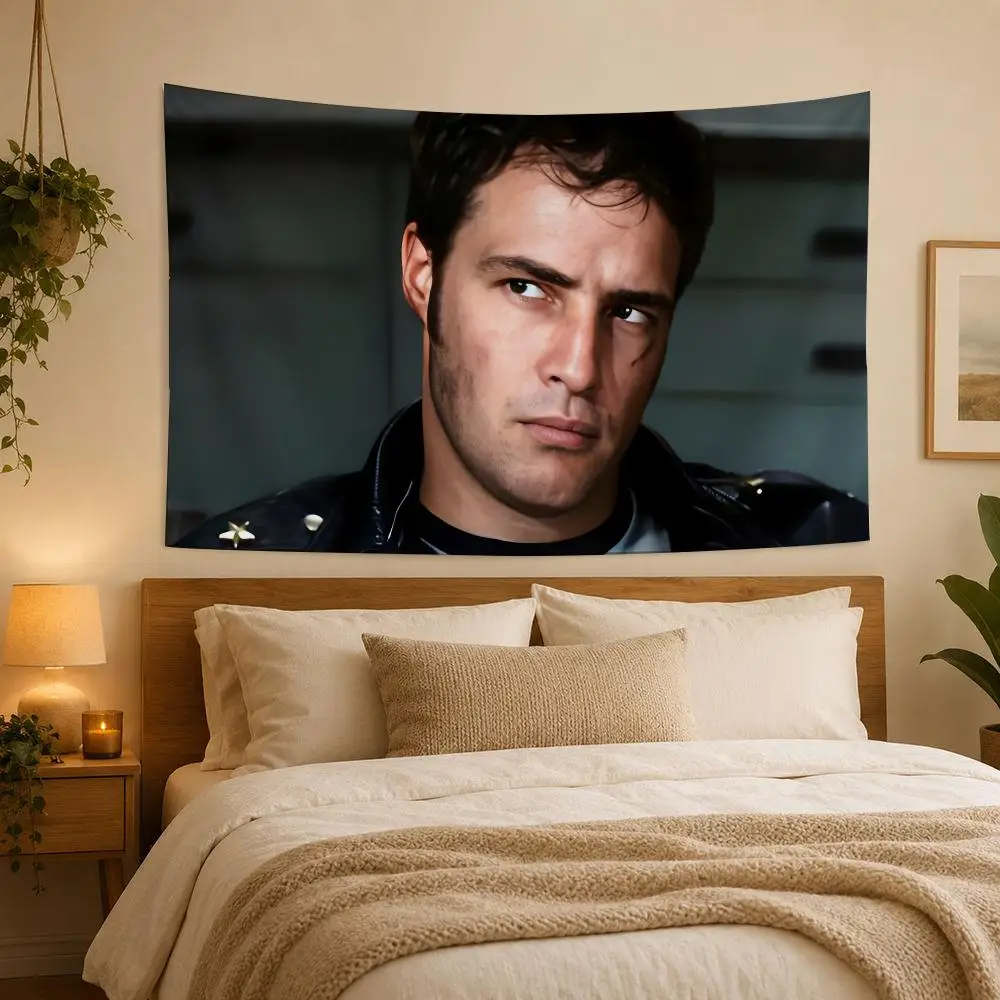 Marlon Brando Tapestry House Bedroom Living Bar Garden Microfiber Decoration Background