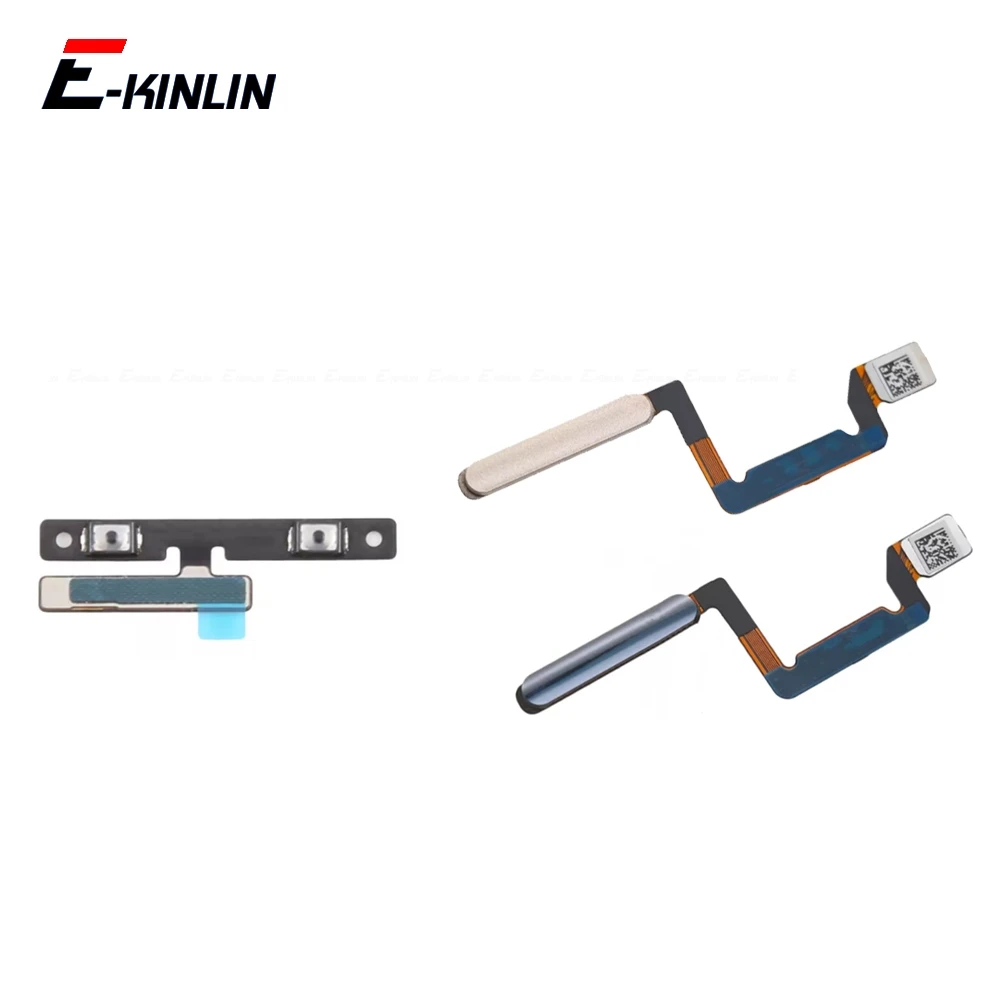 Fingerprint Sensor Power ON OFF Mute Switch Control Key Volume Button Flex Cable For Google Pixel 9 10 Pro XL Fold 1 2 3