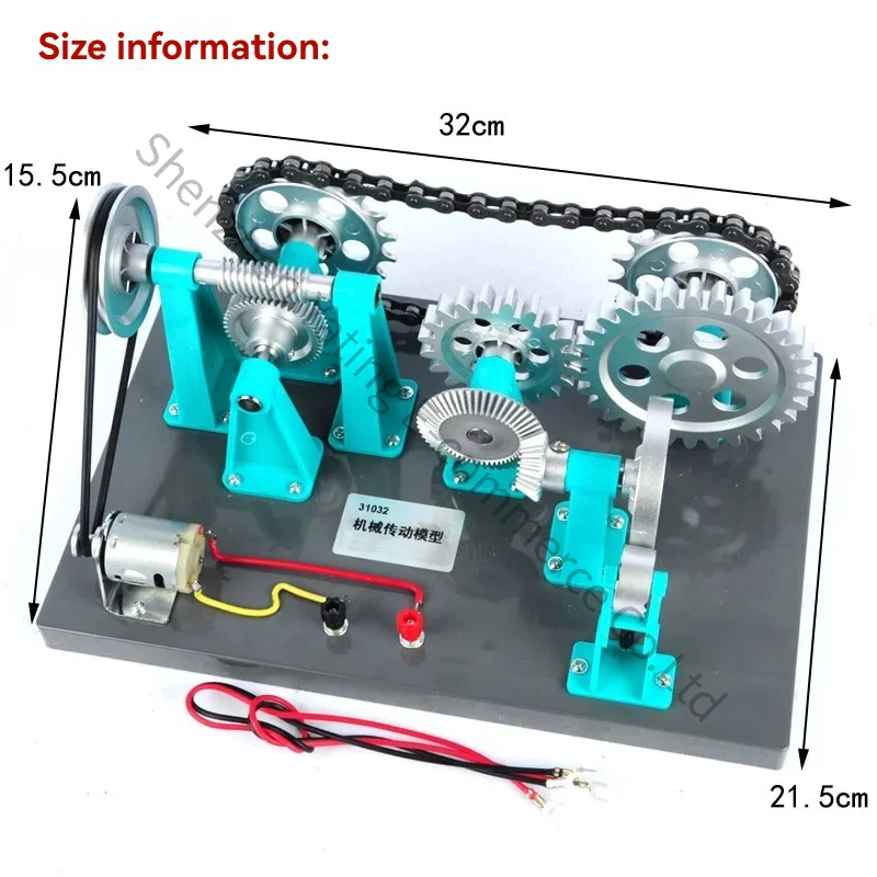 Mechanical Transmission Model, Mechanical Gear Transmission Model, Gear Model, Science and Technology Teaching Equipment