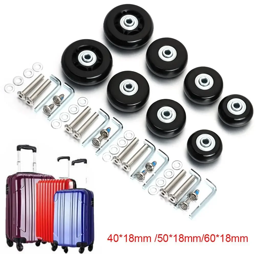 Casters Silent Repair Replacement Universal Durable Travel Luggage Wheel Suitcase Parts Axles Sliding Wear Resistant Flexible