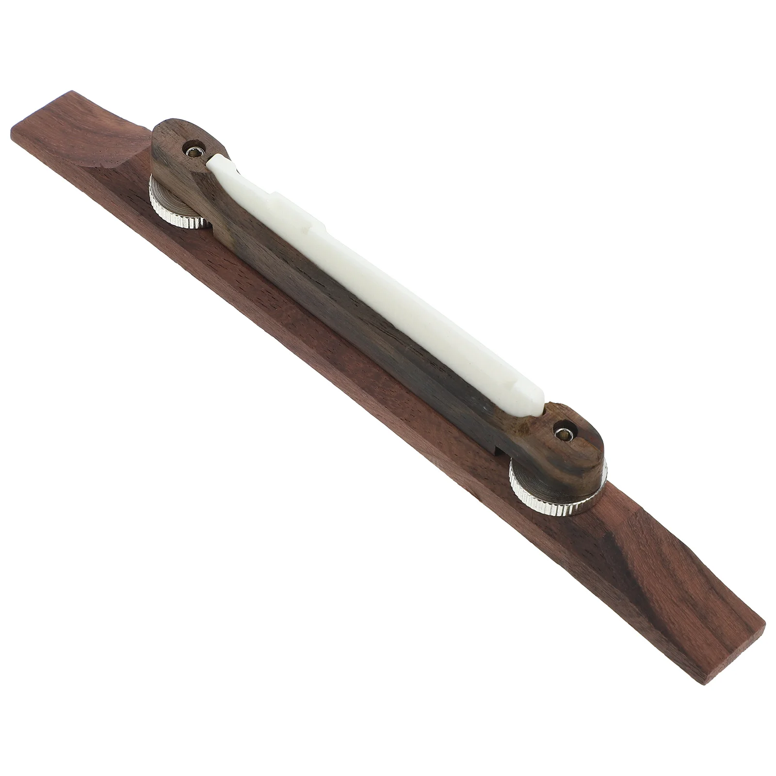 

Ebony Guitar Bridge Angled Polished Smooth Flat Bottom Compensated Bone Saddle Jazz Guitar Mandolin Parts