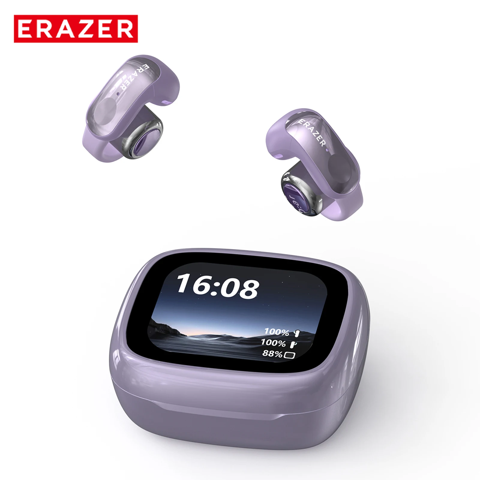 ERAZER XF28 Bluetooth V6.0 Übersetzungskopfhörer, echte kabellose Open-Ear-Ohrhörer, Büro, Reisen, ASMR-Headset-App 4