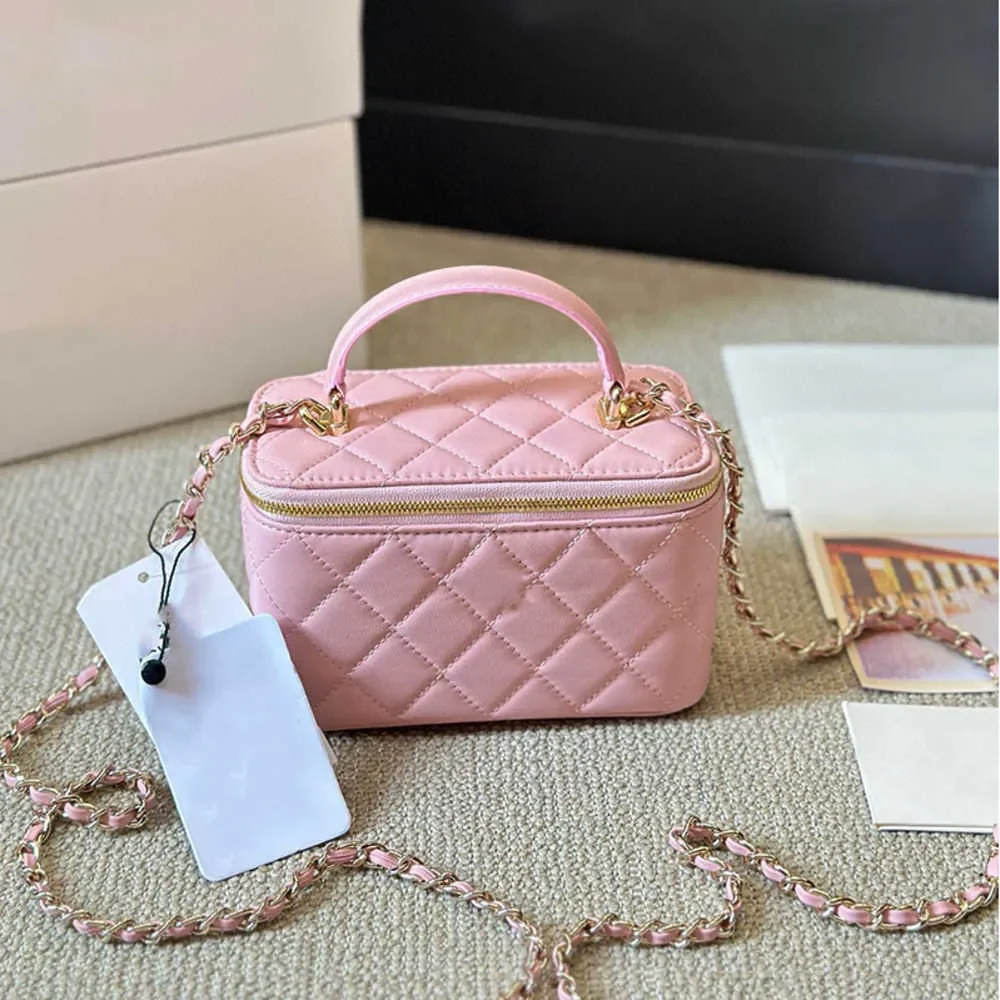 

Designer Cases Makeup bag cc Micro Vanity Bag Mini Cosmetic Bag Crossbody Shoulder Tiny Cosmetic Nano Make Up Bags Coin Pink Pur