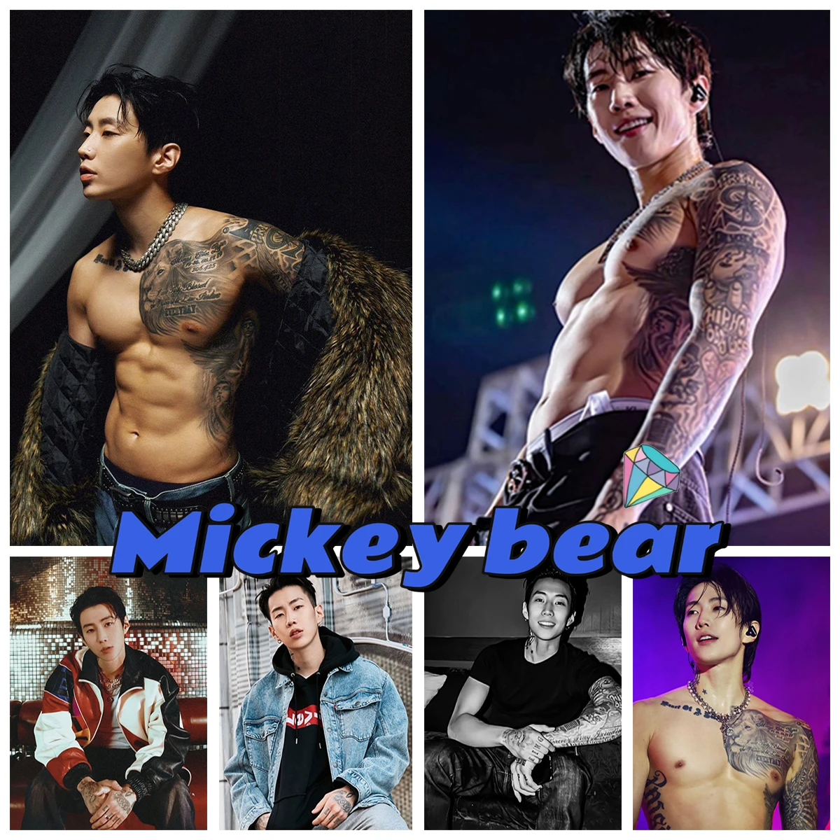 

For Jay Park DIY Diamond Art Painting Popular Rapper Posters 5D Round Gem Embroidery Star Posters Home Decor Creativity Gift