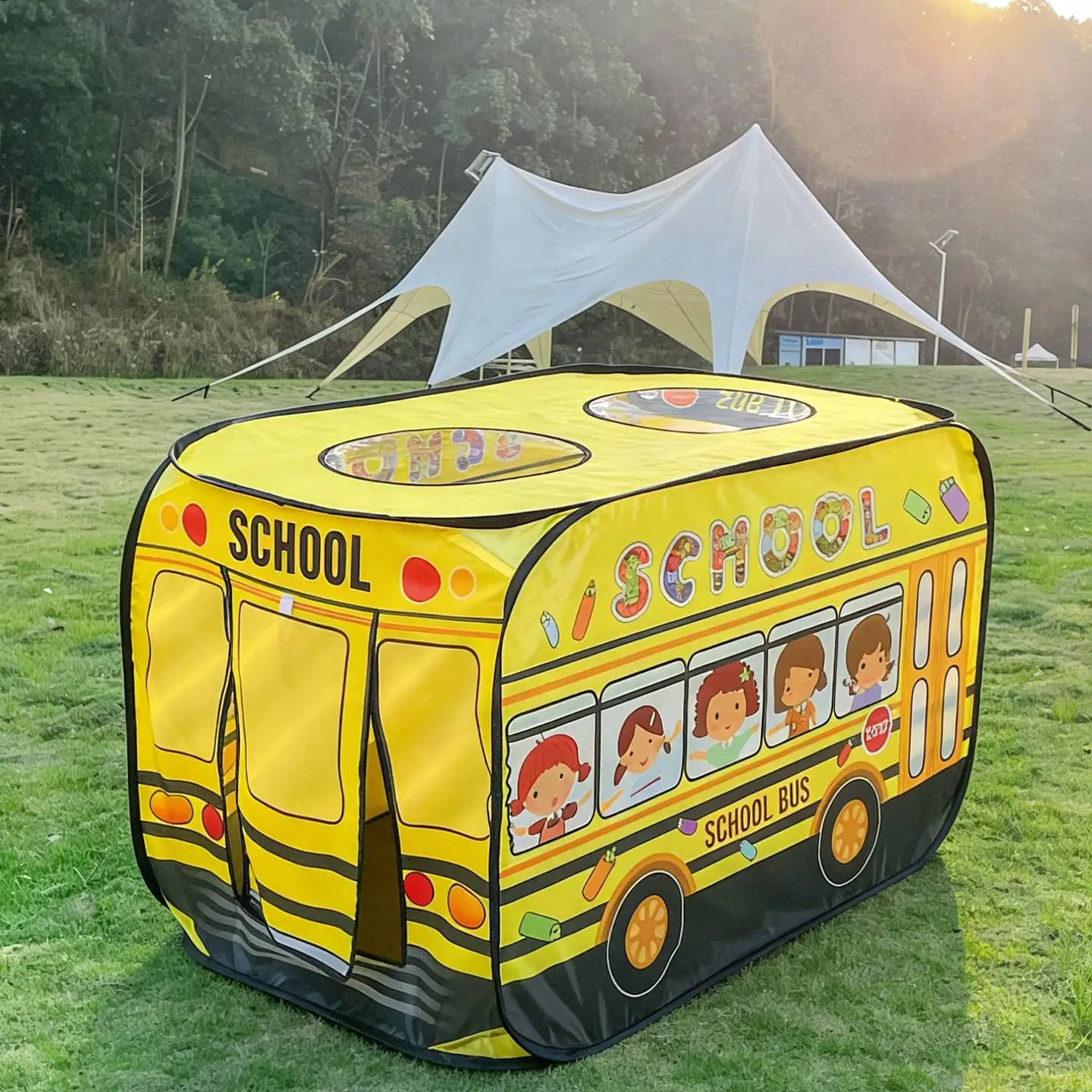 tenda-portatile-per-auto-riparo-parasole-pieghevole-per-bambini-facile-da-aprire-e-chiudere-per-campeggio-e-gite-primaverili-all'aperto-utilizzabile-anche-in-interni
